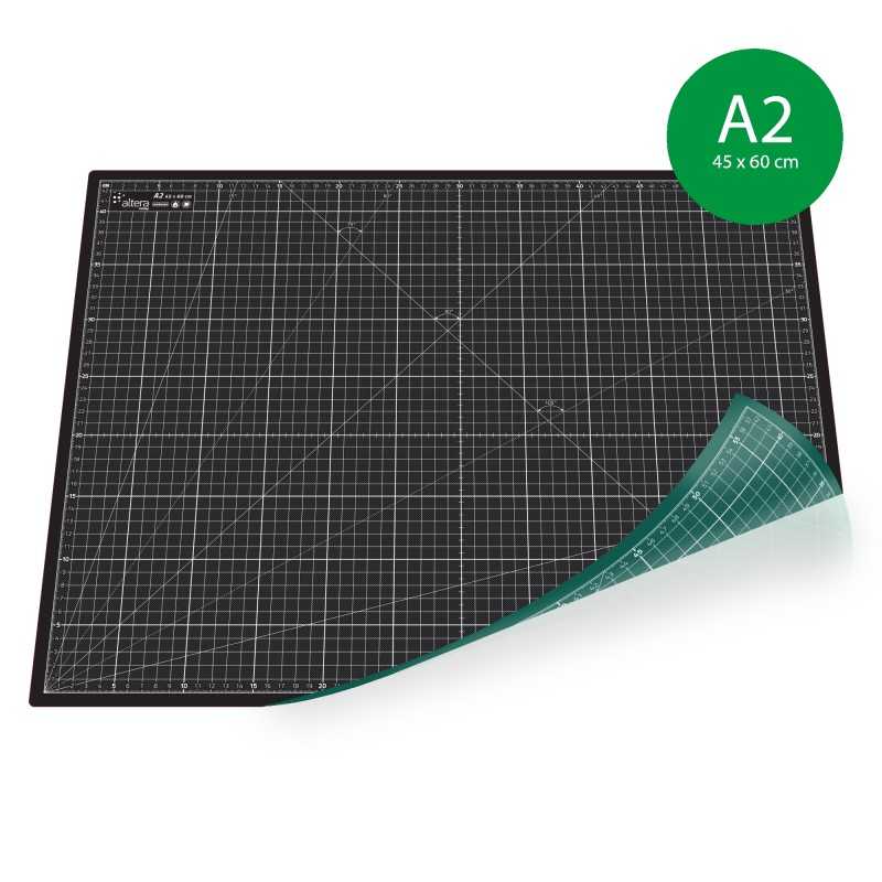 Tapis de découpe (PRO Noir-Vert) - A2 (45x60cm)