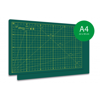 Tapis Coupe Vert A2 Tapis De Découpe Auto-Cicatrisant 45x60cm A2 - Vert, Quadrillage - Protection Lames Et Surface Grille Centimétrique