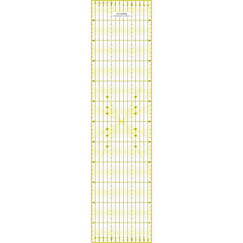 Régle de couture (quilt/patchwork) 15x60cm