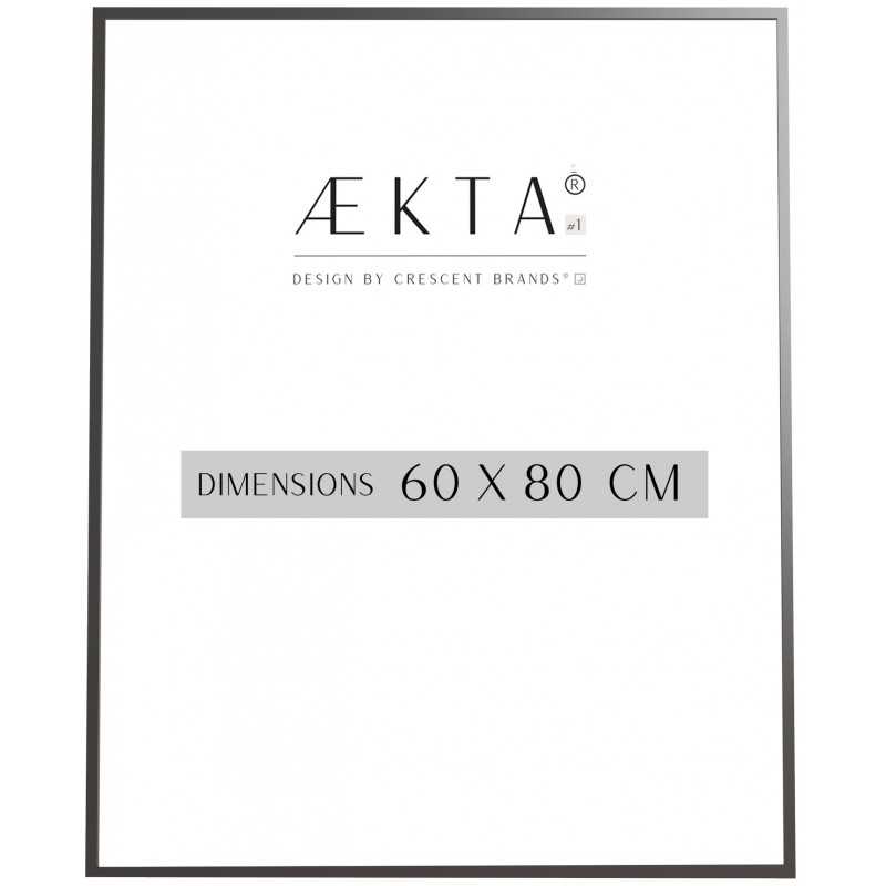 Cadre alu AEKTA - NOIR Mat - Pour format 60x80cm Cadre alu AEKTA - NOIR Mat - Pour format 60x80cm