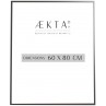 Cadre alu AEKTA - NOIR Mat - Pour format 60x80cm Cadre alu AEKTA - NOIR Mat - Pour format 60x80cm