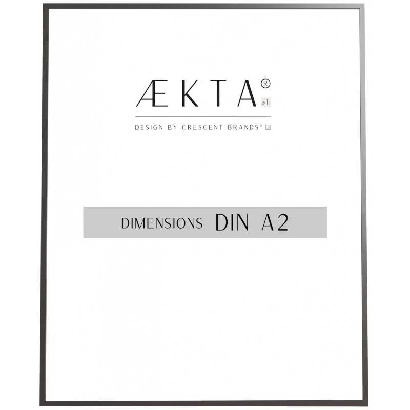 Cadre alu AEKTA - NOIR Mat - Pour format A2 (42x59,4cm)