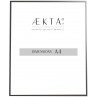 Cadre alu AEKTA - NOIR Mat - Pour format A4 (21x29,7cm)