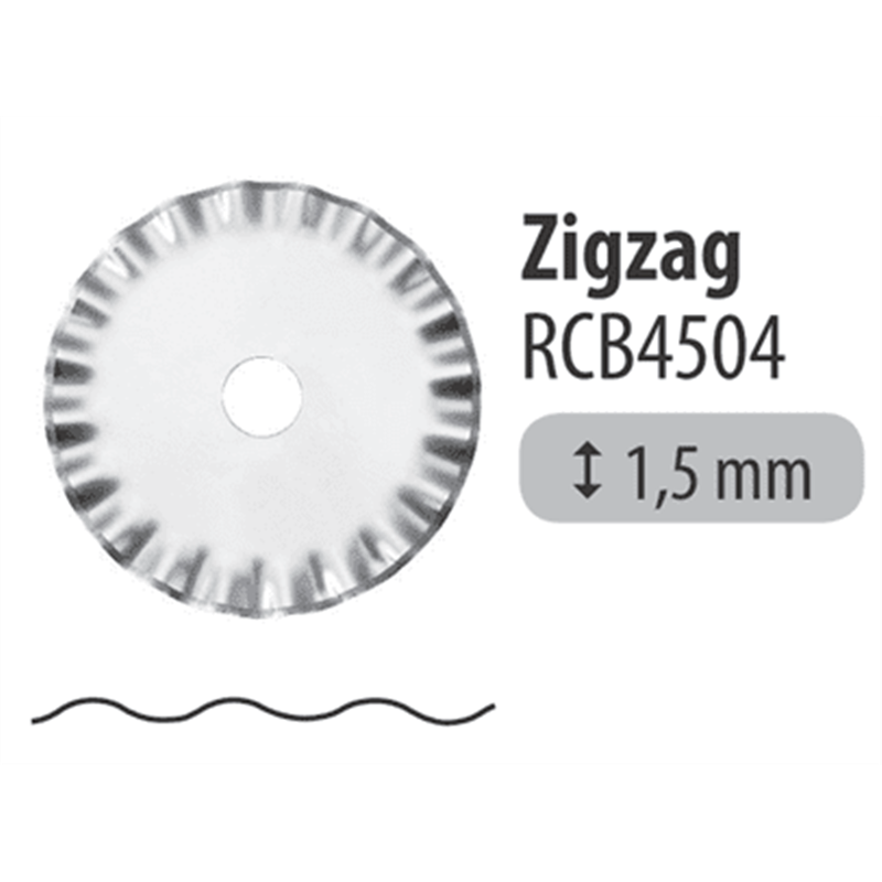 Lame 45mm ZigZag- Pack 1 pièce