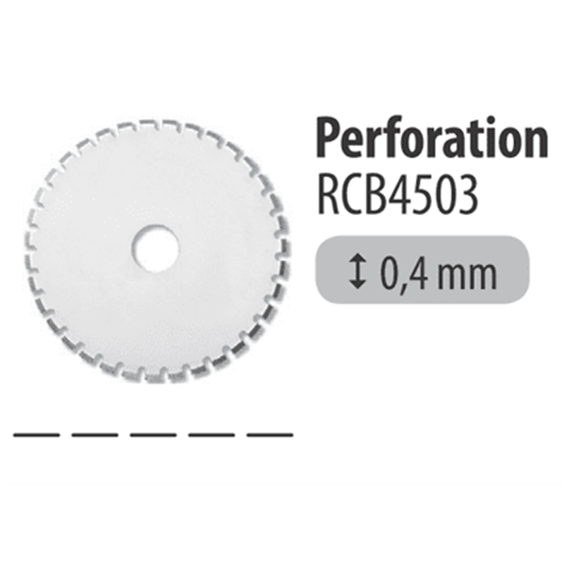 Lame 45mm perforation - Pack 1 pièce