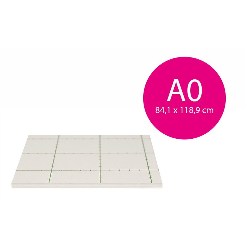 Carton mousse Autocollant 5mm (A0-84,1x118,9cm)