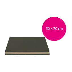 Carton mousse Noir/Gris 5mm (50x70cm)