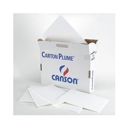 Carton plume blanc Canson 5mm Format 50x65 