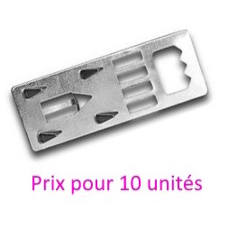 Crochet pour carton mousse et carton plume