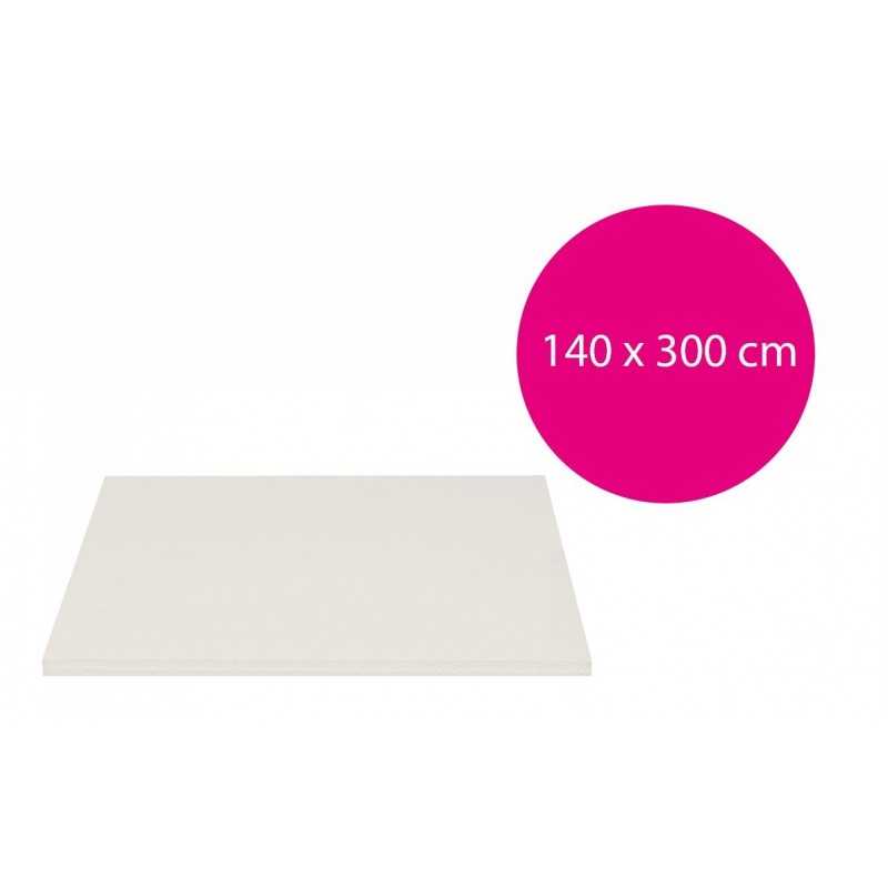 Carton mousse blanc 10mm (140x300cm)