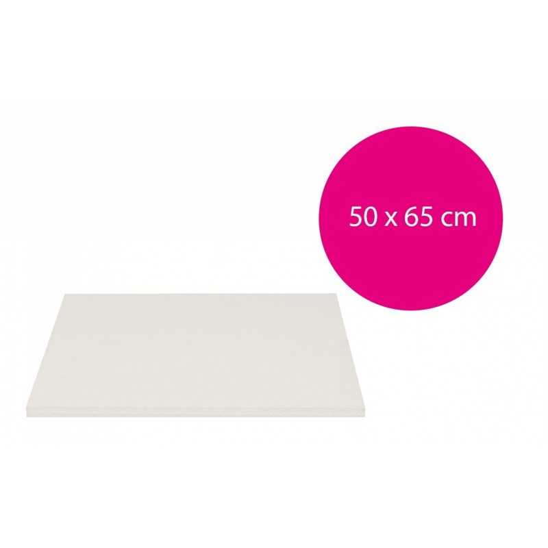 Carton mousse blanc 10mm (50x65cm)