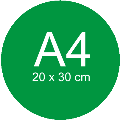 20x30cm (A4)